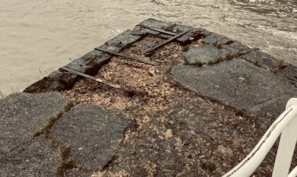 Members – Please Note: Due to erosion, the top of the brick buttress at Sturminster Mill has been worn away and the metalwork exposed.   This is a health and safety risk and members must not fish from there.